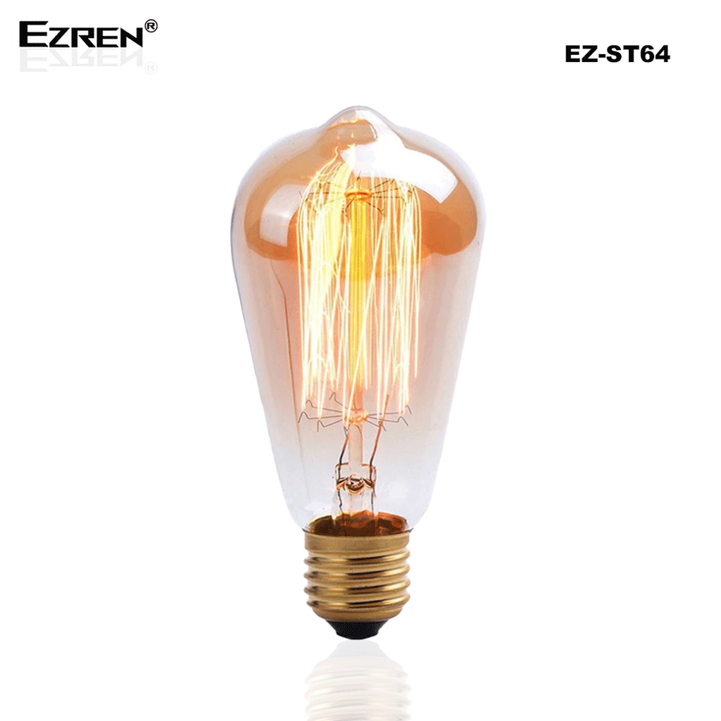 Ezren EZ-ST64 Lampu Bohlam Edison Led Lampu Cafe 40 Watt 220v