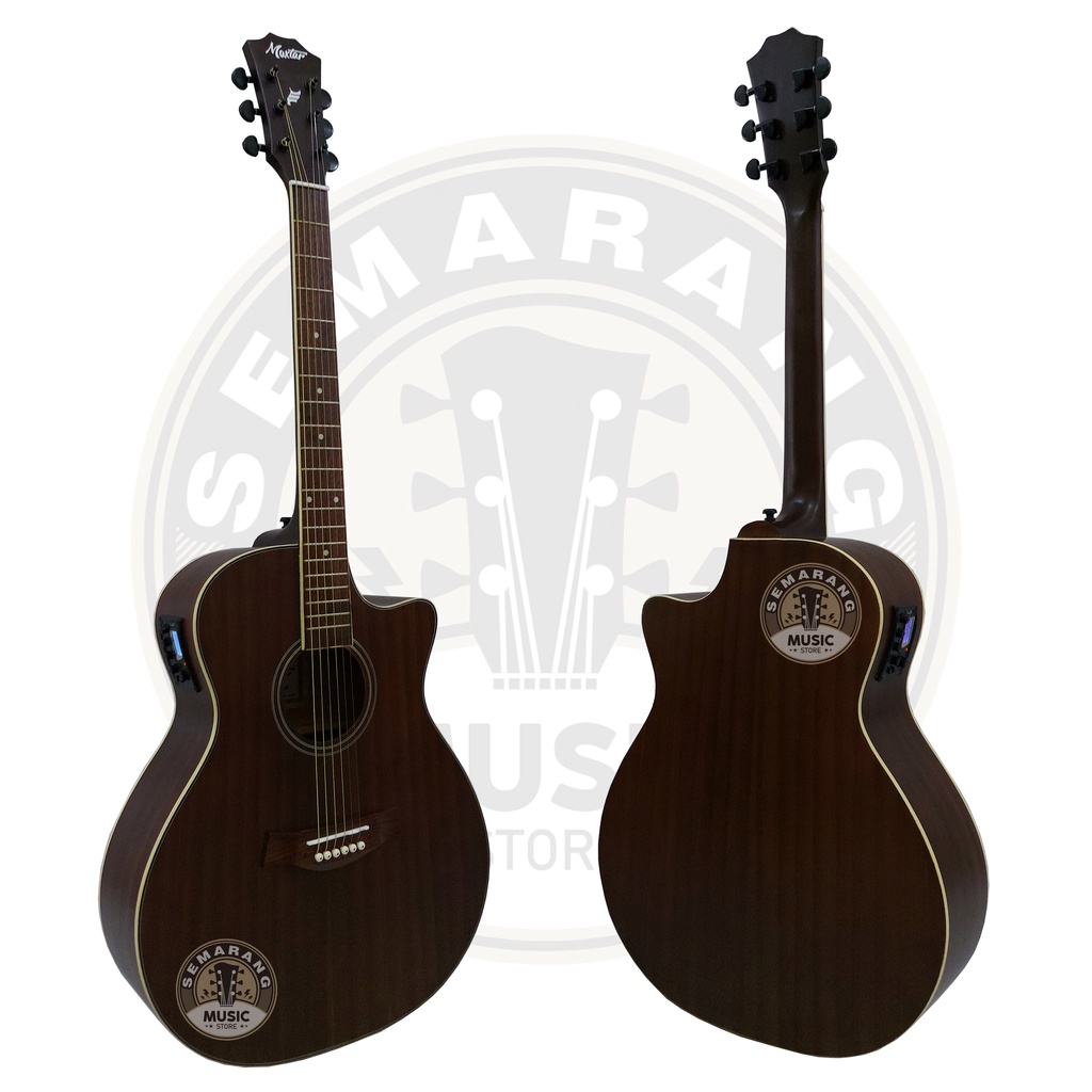 ORIGINAL!!! Gitar Akustik Elektrik Maxtar AGS-TR25 Gitar Akustik Original Preamp Equalizer Tuner Cowboy AW-1