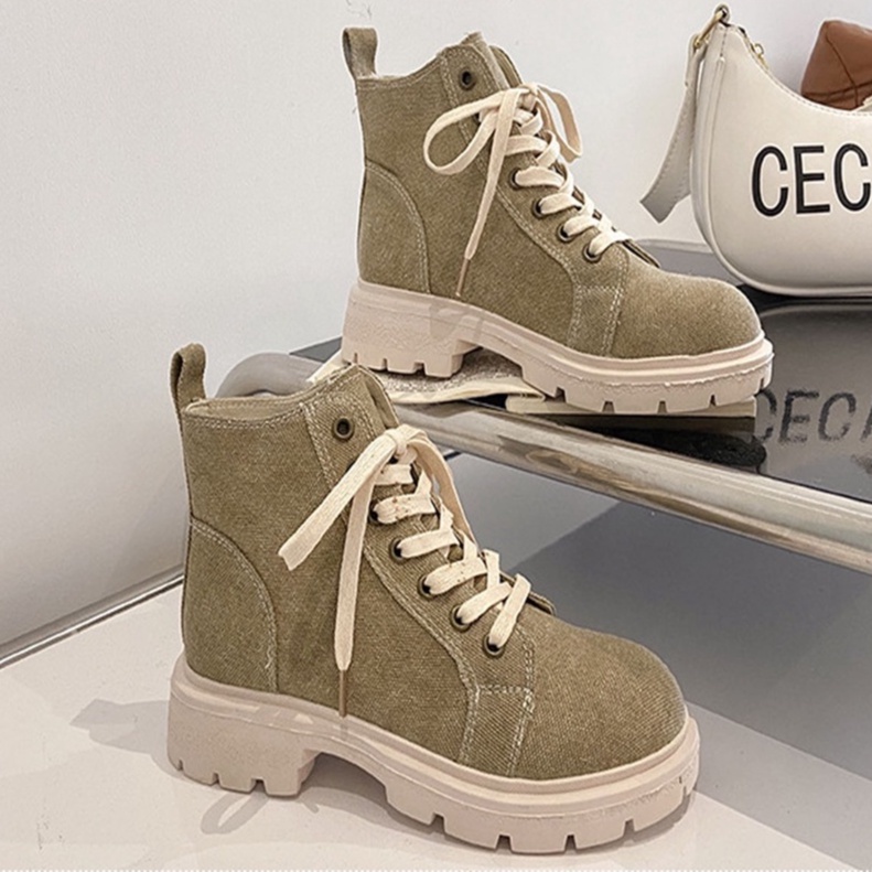 [ Import Design ] Sepatu Boots Wanita Import Boots Jeans Premium Quality ID159