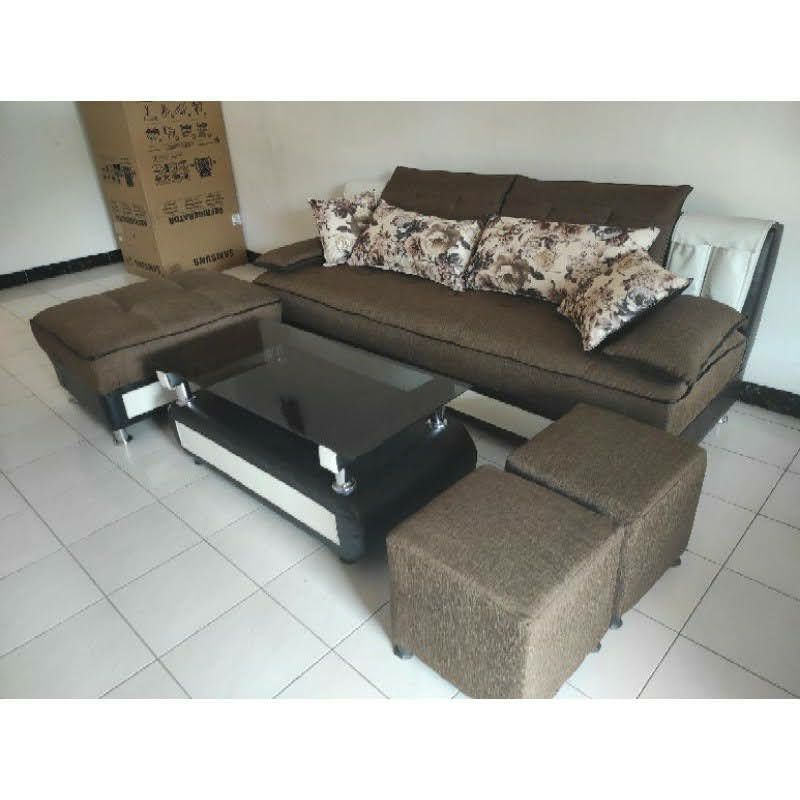 sofa minimalis canvas ( premium quality )