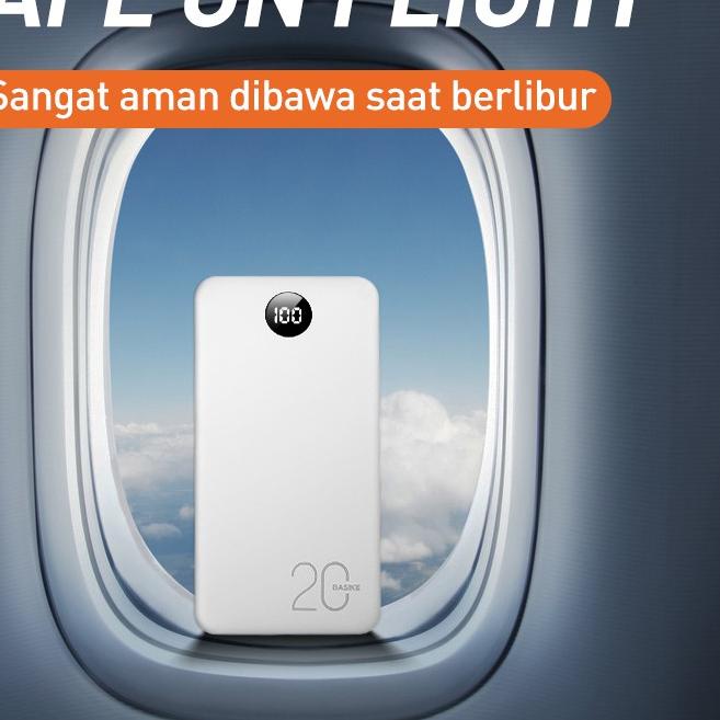 ☋ Power Bank 20000 mAh 10000 mAh Powerbank Dual USB Output 2 Input LED Display Murah Mini BASIKE ♣
