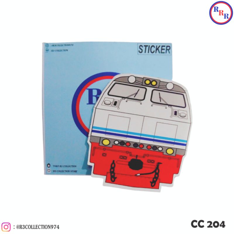 Stiker Kereta - CC 204