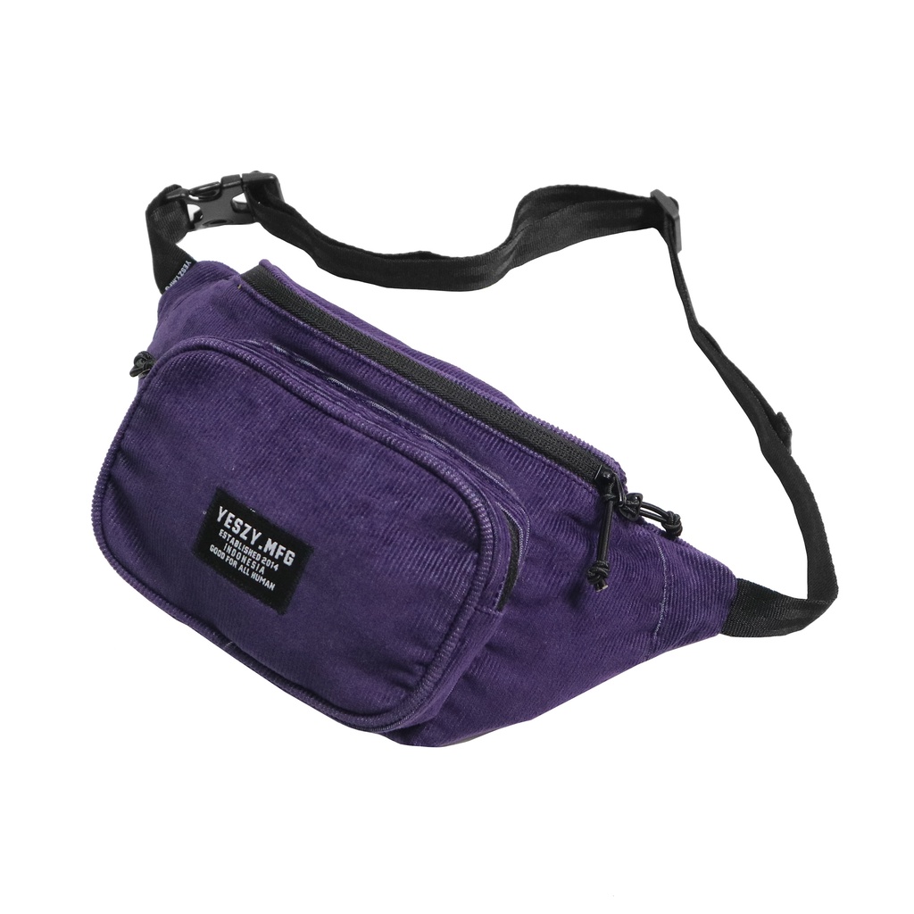 YESZY.MFG Waist Bag Smith Corduroy Purple