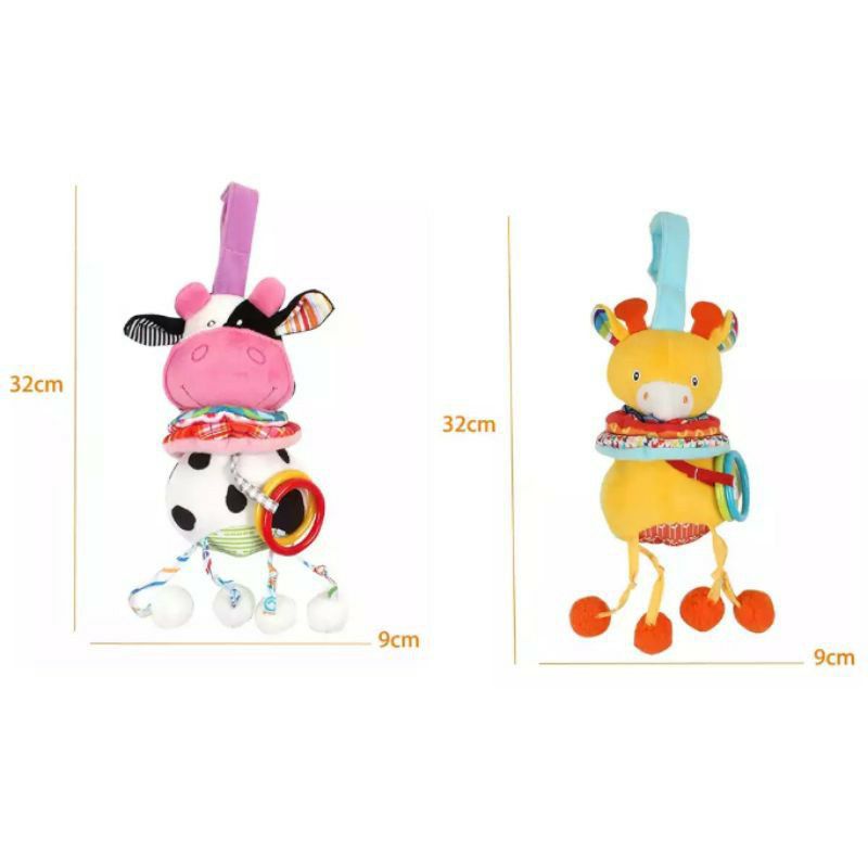 Mainan Gantungan Boneka MUSIC Bayi / Rattle / Teether / Baby Hanging Toys / Gantungan Stroller