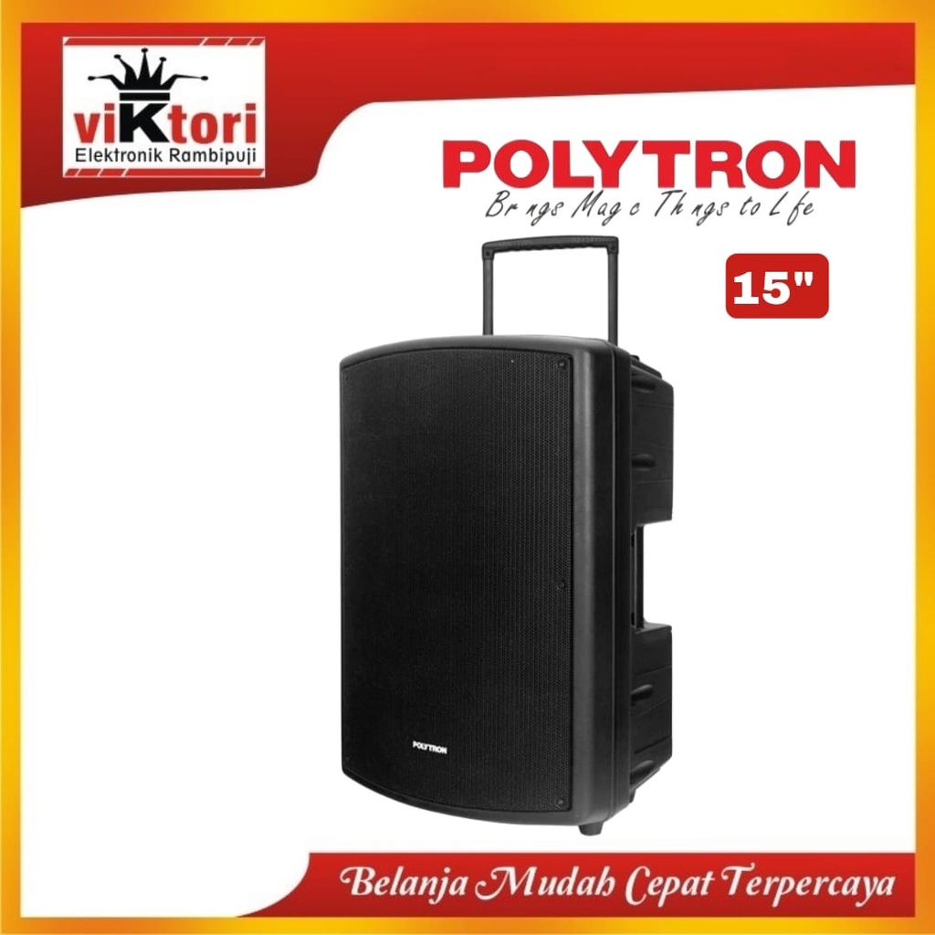 POLYTRON ACTIVE SPEAKER PASPRO15F3 / SPEAKER TROLLEY / SPEAKER AKTIF POLYTRON / SPEAKER MEETING / SP