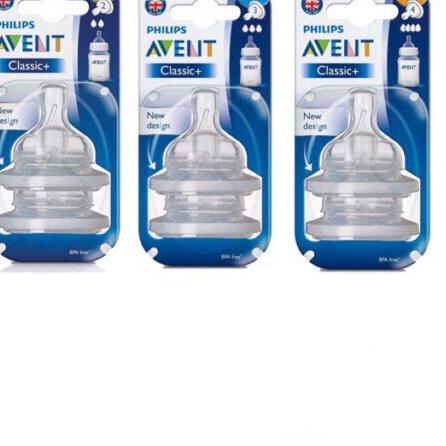 ۞ 2 PCS AVENT TEAT NIPPLE CLASSIC/ DOT BOTOL AVENT ORIGINAL-CUTIE BABY TUTU ➱