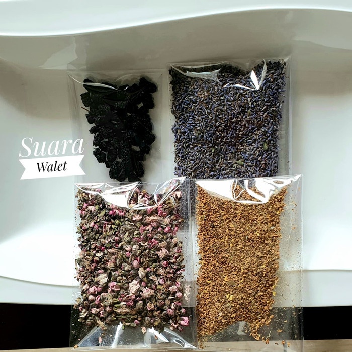 

TEH-DAUN- TEH BUNGA FLOWER TEA LAVENDER /PEACH FLOWER / OSMANTHUS / MURBERRY - LAVENDER -DAUN-TEH.