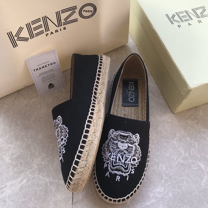 DVS0022 Kenzo Classic Tiger Espadrille Sandal Kenzo Espa Shoes ORI FO