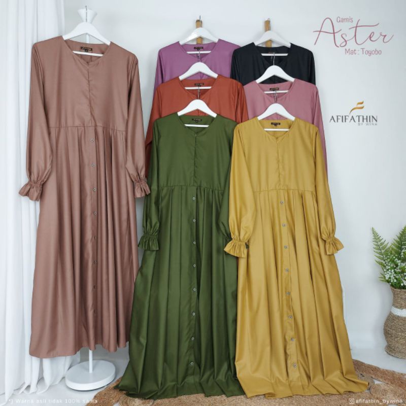 Gamis Aster / Dress Only By Afifathin