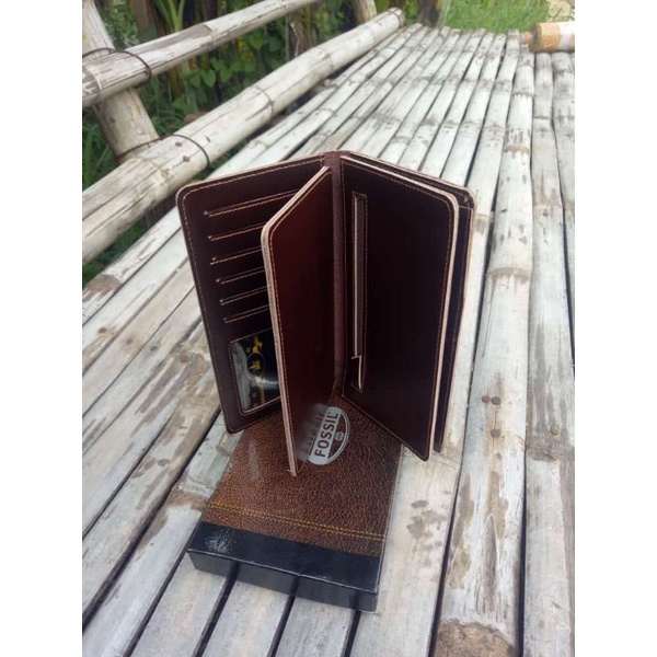 dompet panjang kulit asli sapi coklat variasi merk kulit Magetan