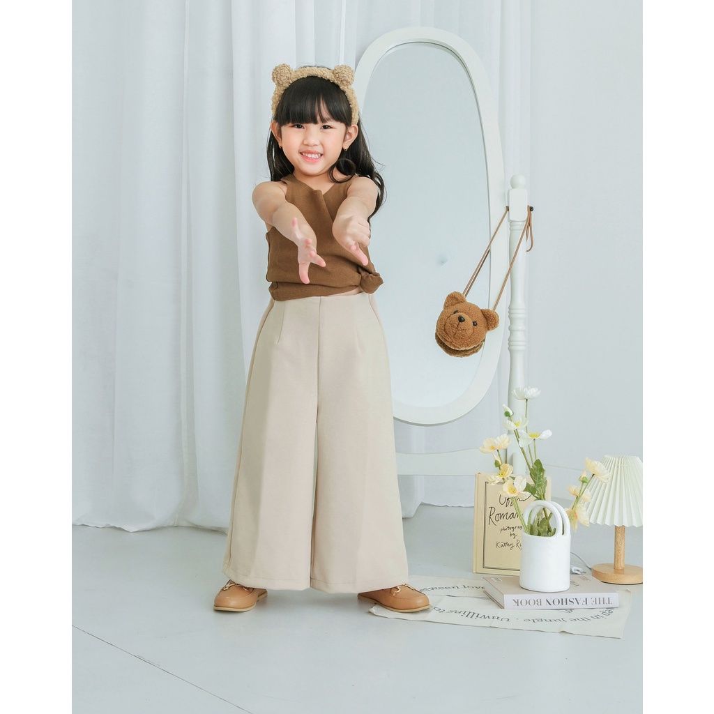 GEDALIA CULOTTE | Celana Kulot anak scuba | Kulot anak perempuan cewek | Kulot anak polos tebal