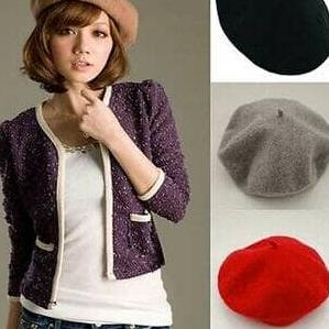 ☂ topi baret/Topi baret wanita import/topi cewek ✽