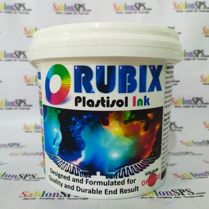 TINTA SABLON PLASTISOL RUBIX ORANGE TUA 1KG