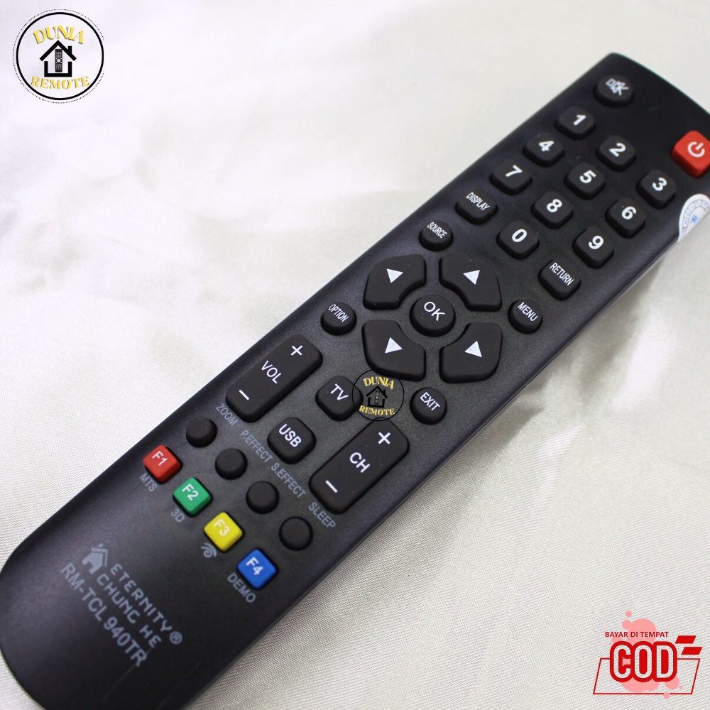 Remot Remote TV TCL Smart TV Android LED LCD FHD Digital Multi 4k series tanpa setting