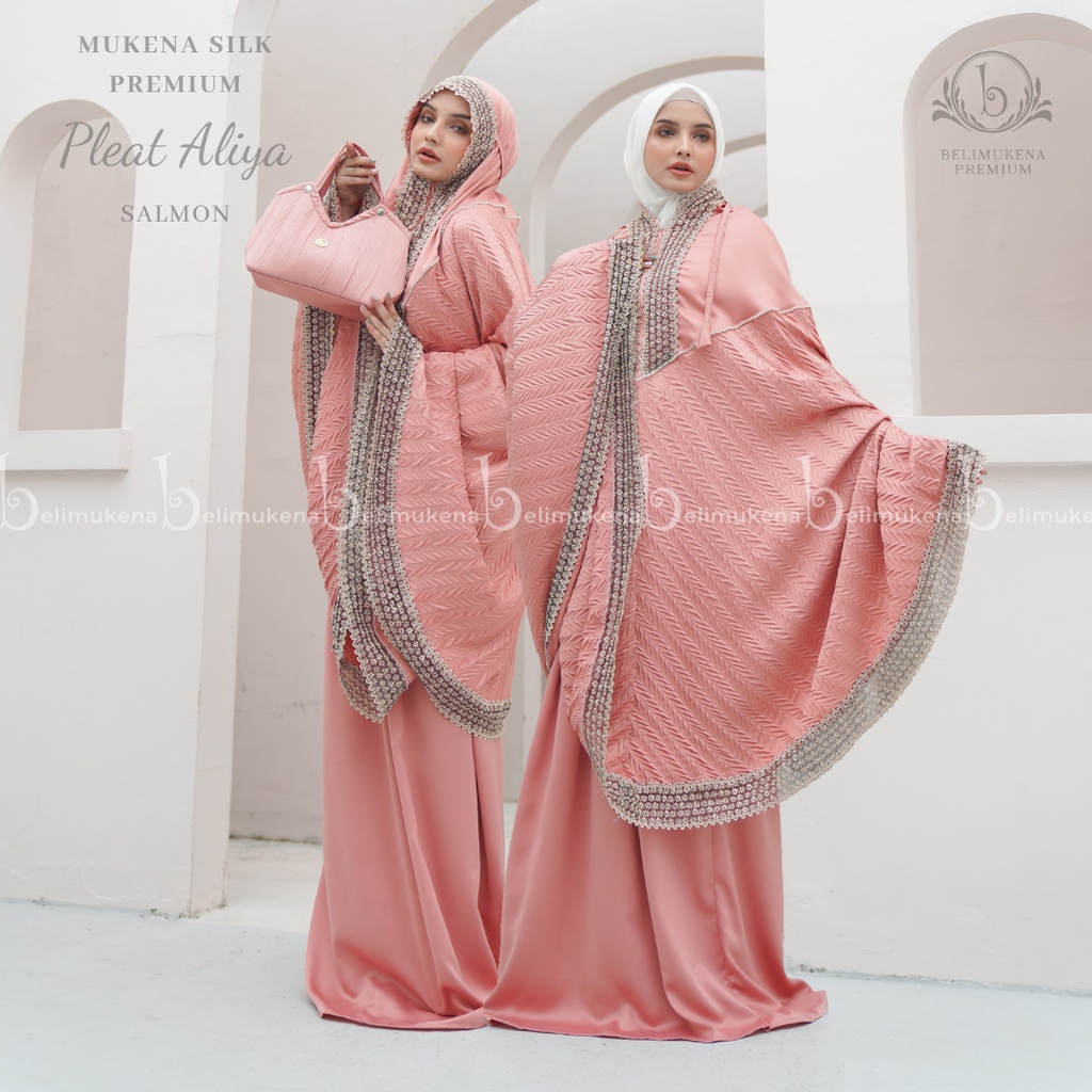 Mukena Dewasa 2in1 Silk Premium Pleat Aliya