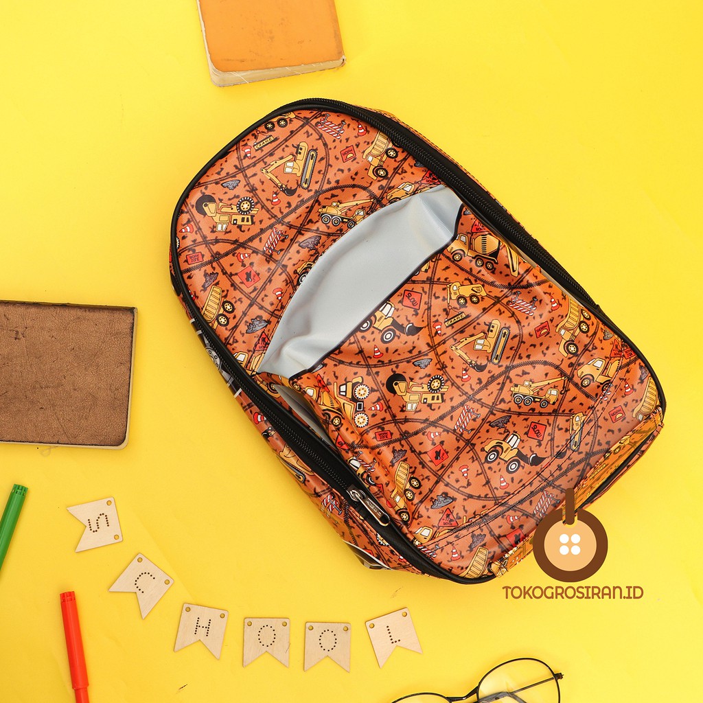 TOKOGROSIRAN.ID - TAS RANSEL ANAK PRINTING TRUCK TAS RANSEL ANAK SEKOLAH PAUD