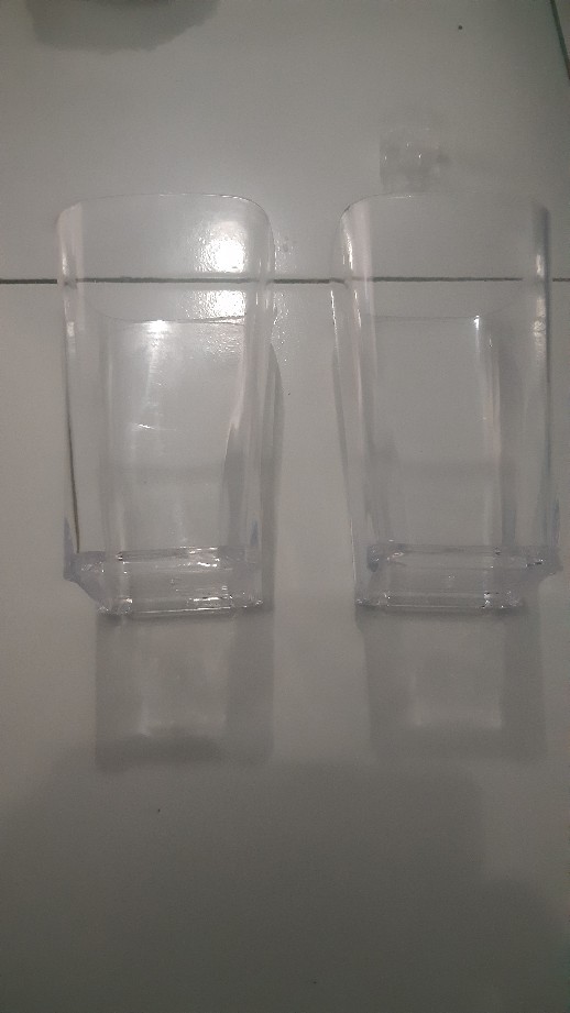 Gelas Persegi & Bulat Bening Bpa Free Bersertifikat Sni/gelas Mika Akrilik Bening Segi & Bulat
