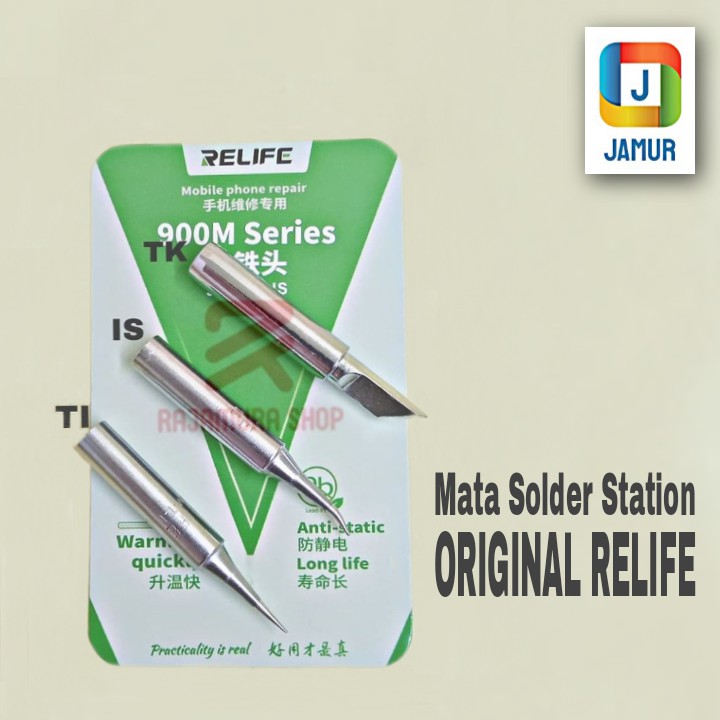 MATA SOLDER STATION ORIGINAL SILVER RELIFE MATA SOLDER PUCUK SOLDER