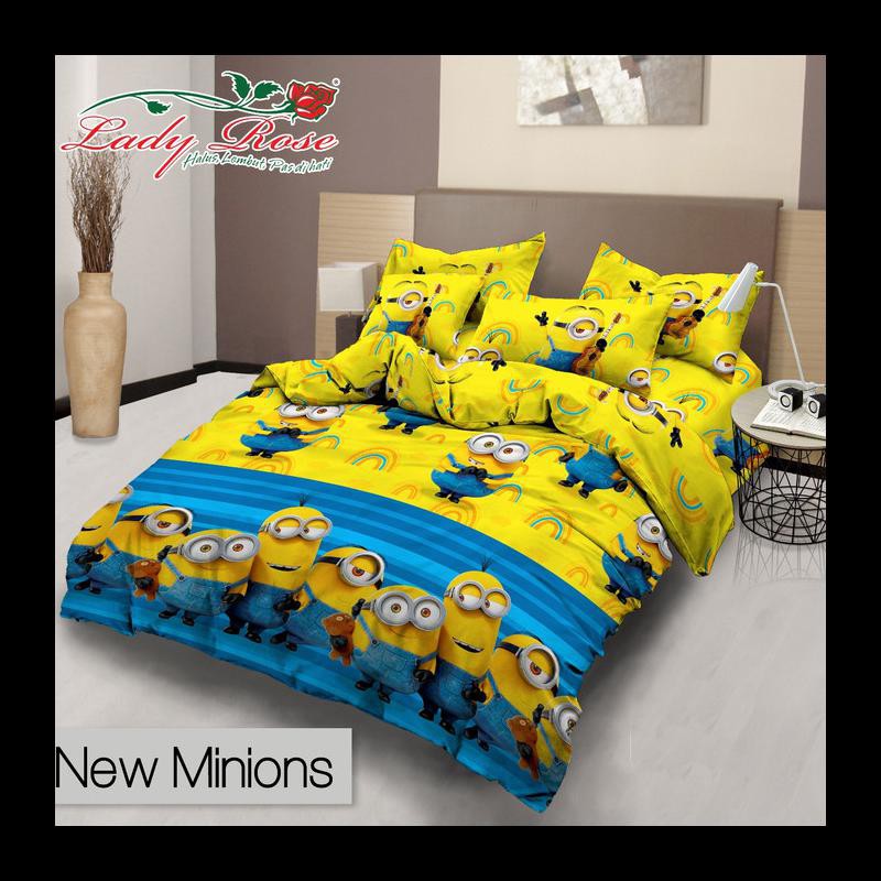 New Sprei Lady Rose Queen 160 X 200 Minion Murah