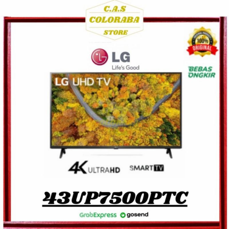TV LG 43UP7500PTC SMART TV 43 INCH LED 4K UHD 43UP7500 43UP75 43UP UP7500 UP7500PTC