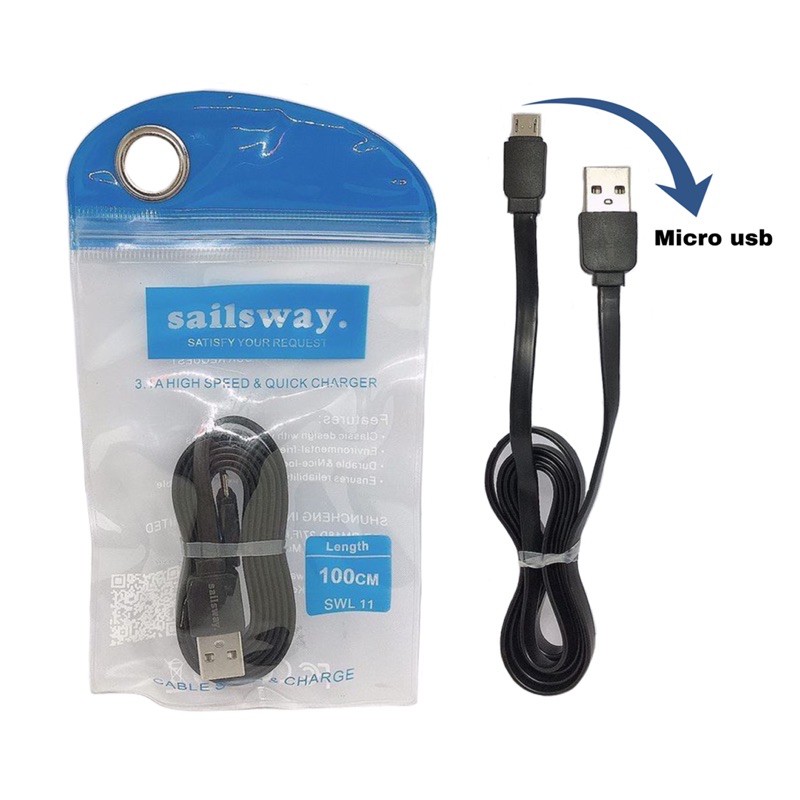 KABEL DATA SAILSWAY SWL-11 100cm MICRO USB