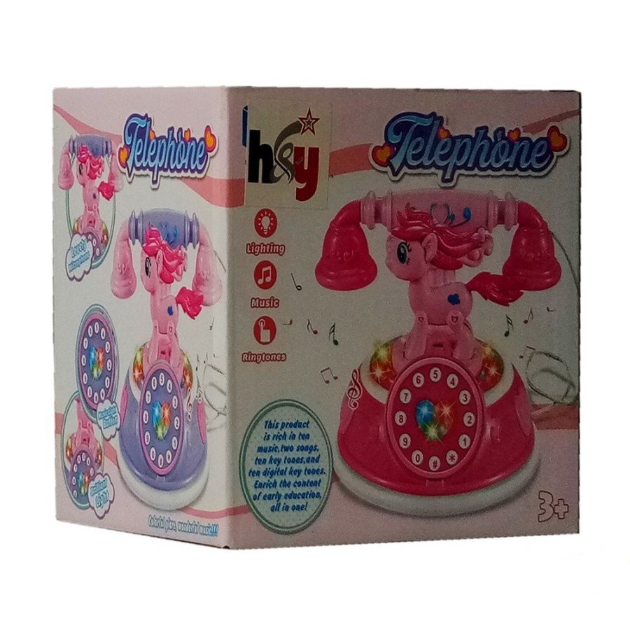 KADO MAINAN ANAK CEWEK MAINAN TELEPON ANAK LITTLE PONY UNICORN