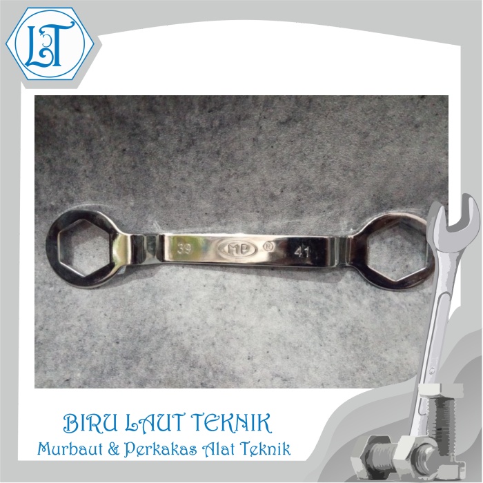 Kunci Mur Kopling Ring 39X41 CVT Coupling Nut Wrench Size 39x41 Motor