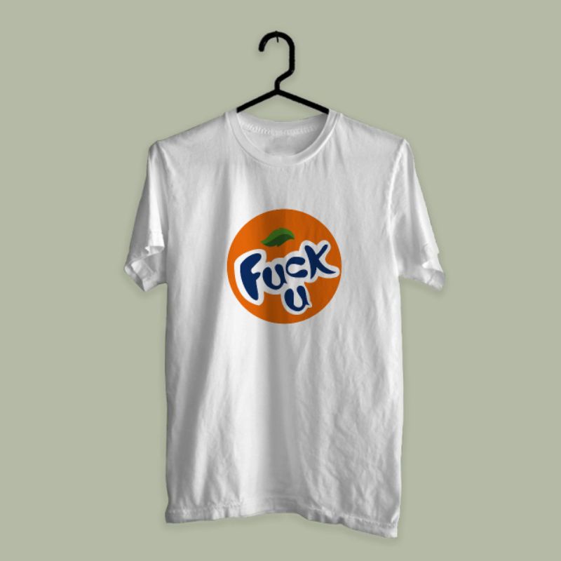 FVCK U Original Kaos Plesetan Pria Wanita 100% Katun