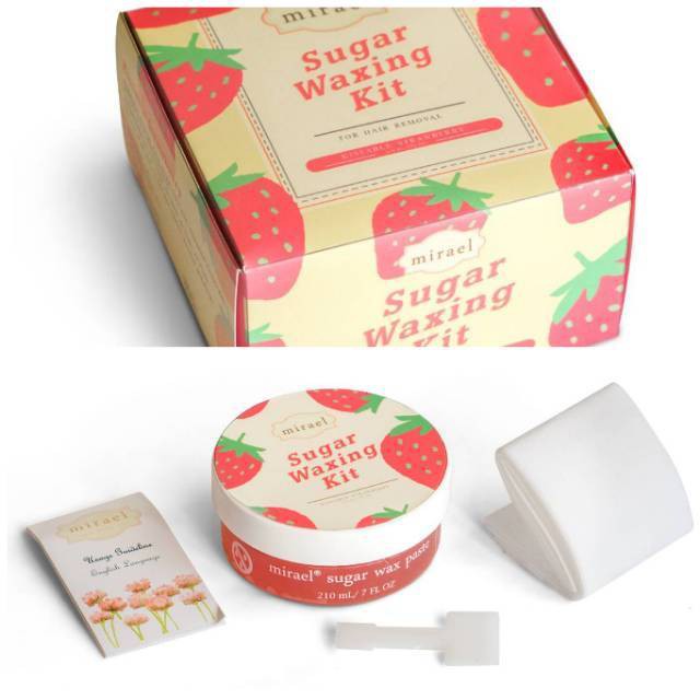 PROMO FREE Mirael Strawberry Sugar Waxing Kit