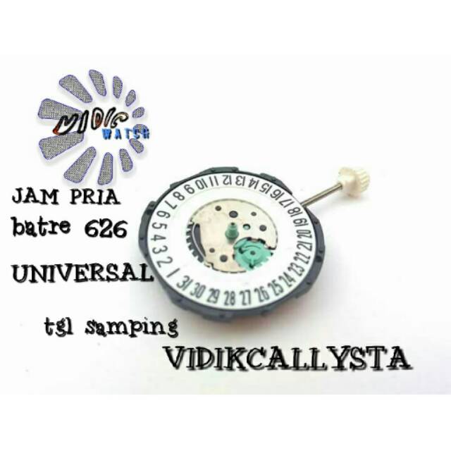 MESIN JAM TANGAN PRIA UNIVERSAL SL28 SL-28 SL 28 TANGGAL AKTIF