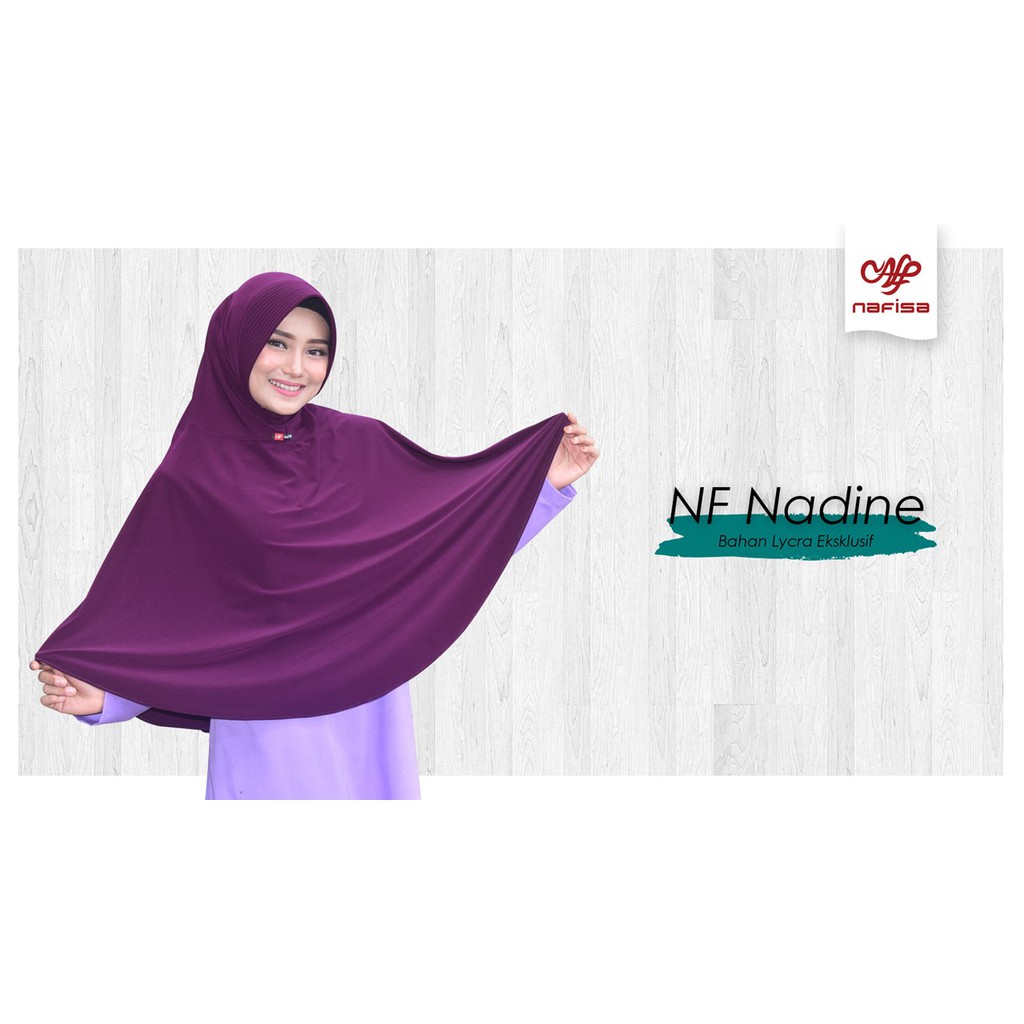 PROMO 12.12 !!!! Jilbab Instan Nafisa Nadine | Kerudung Bergo Syari Busana muslim Trend Hijab Bergo Pet Polos