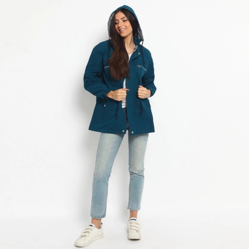 Jaket Parka Cewek Jumbo / big size m/l, xl, xxl, xxxl, hoodie bisa dilepas-6