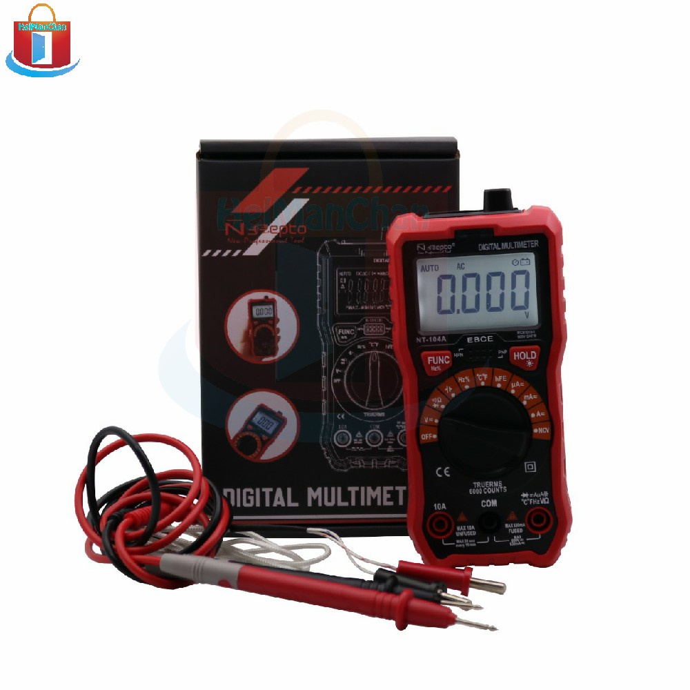 MULTITESTER DIGITAL NEPTO NT-104A ORIGINAL 79984
