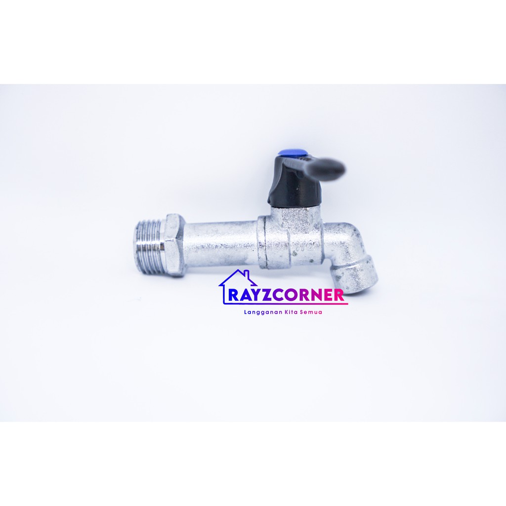 Kran air Onda BL Hitam Kran taman kran dapur 1/2 inch 1/2"