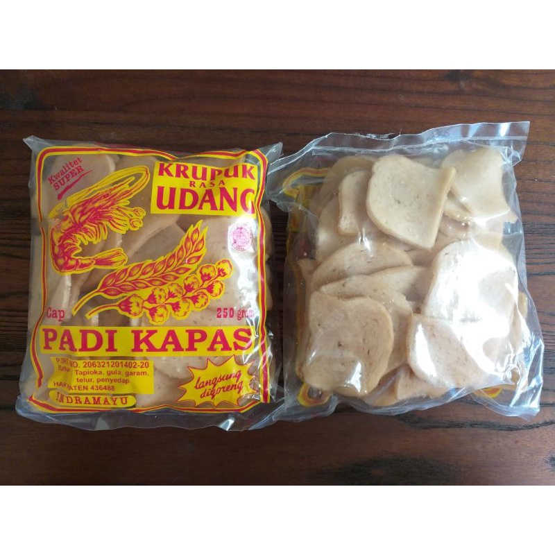 

Kerupuk Udang/Ikan Padi Kapas Super 250g ASLI INDRAMAYU