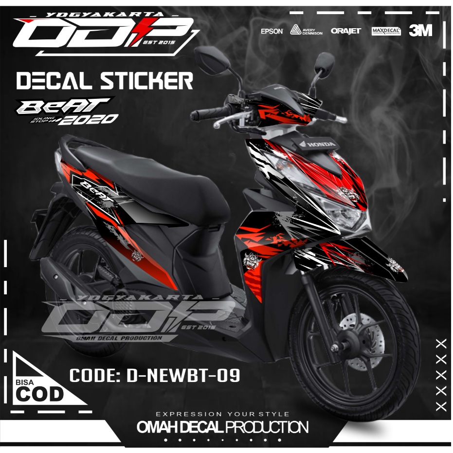 DECAL BEAT FULL BODY DEKAL HONDA BEAT STREET FULLBODY MOTIF SIMPEL ELEGAN STICKER KEKINIAN KEREN KUA