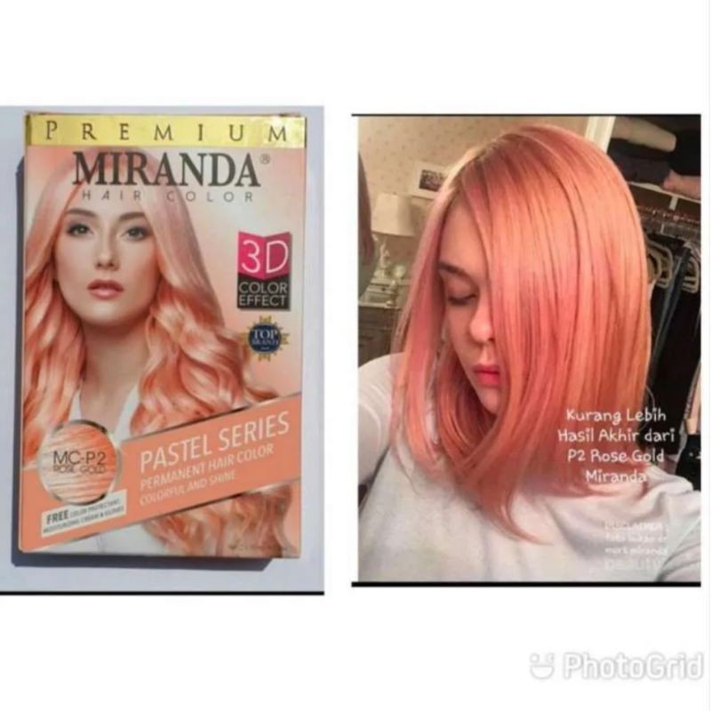Miranda 3D Pastel Series Cat Rambut Permanen Original Bpom
