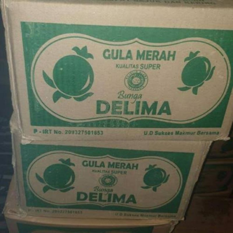 

Gula merah aren batok koin delima setengah sembako grosir 500gram