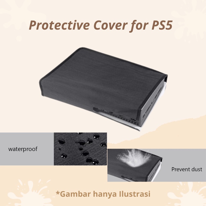 Sarung Penutup Console PS5 Soft Protective Cover Bag Dust Water Proof