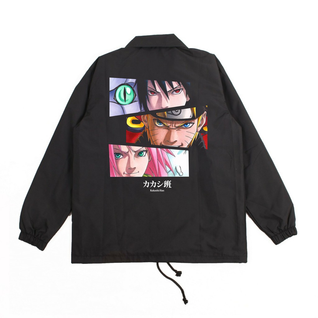 Jaket Coach Anime Naruto Team 7 Limited Edition / Jaket Coach Pria / Jaket Coach Japan