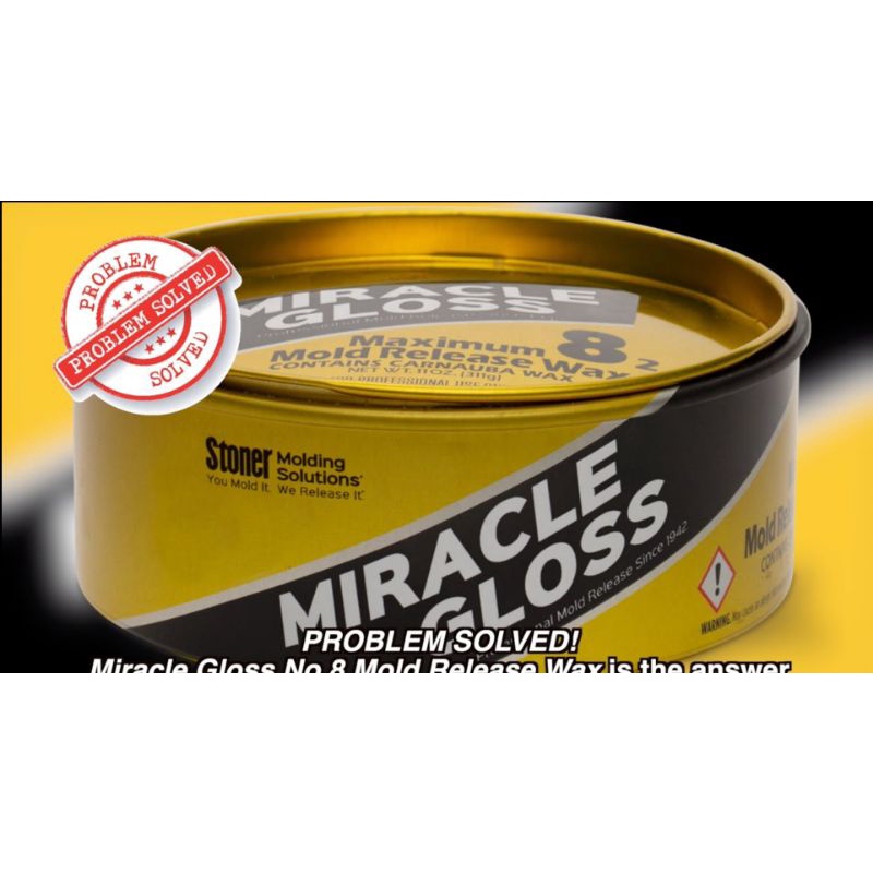 MIRROR GLASS - MIRACLE GLOSS - ANTI LENGKET RESIN - KEMASAN PABRIK 312GRAM