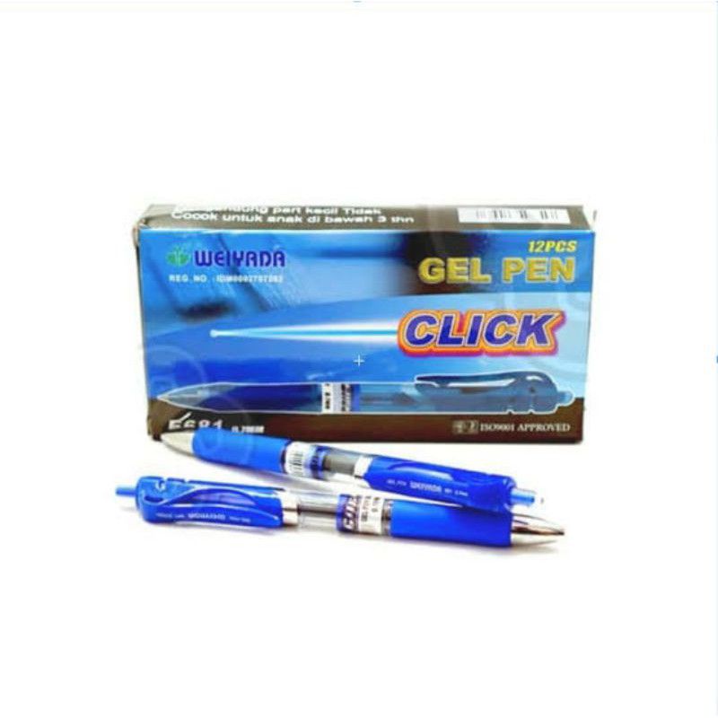 

BOLPOIN WEIYADA CLICK 0.7mm (1 lusin 12 pcs)