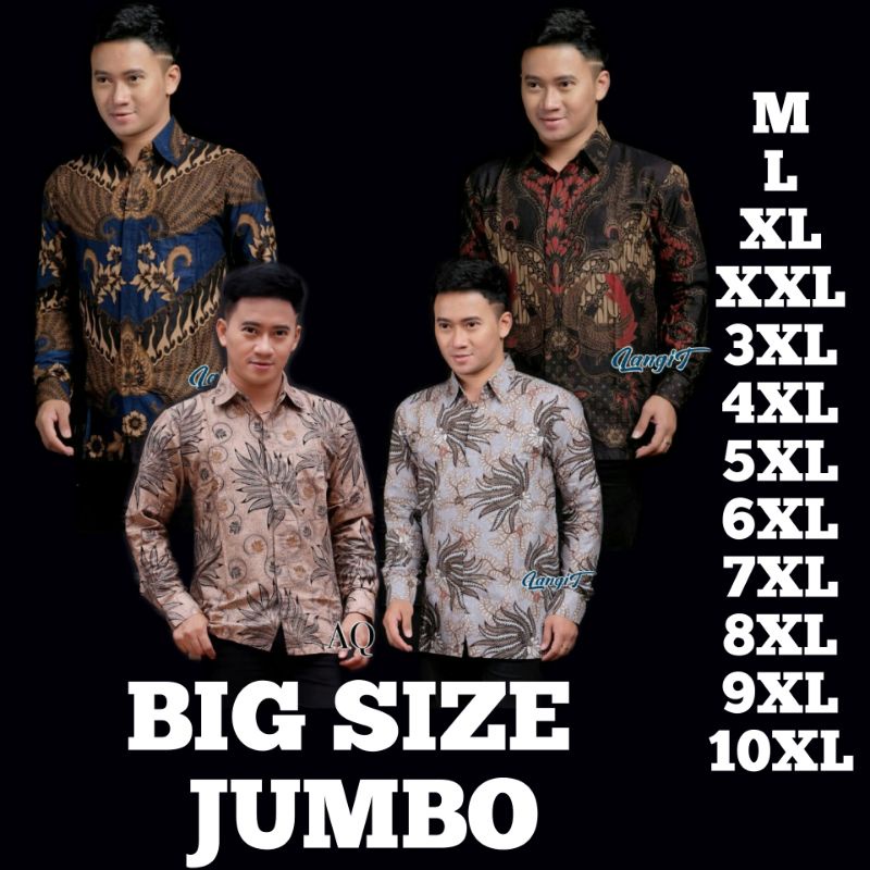 BATIK JUMBO BIG SIZE JUMBO M,L,XL,XXL,3XL,4XL,5XL,6XL,7XL,8XL,9XL,10XL,MURAH BATIK JUMBO COUPLE