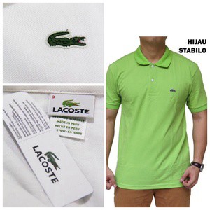 

Polo Lacoste Hijau Stabilo