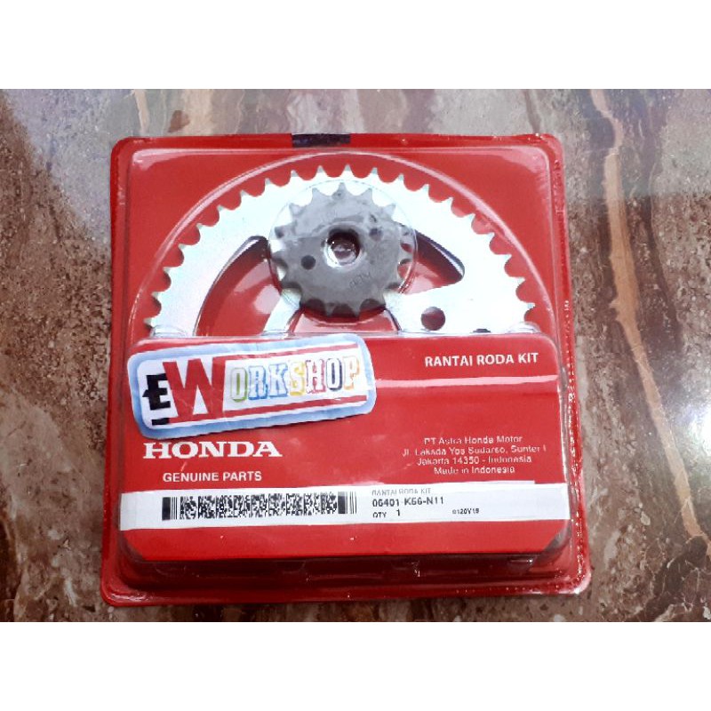 Gir Gear Set Paket - Supra Gtr 150 Asli Honda 06401K56N11