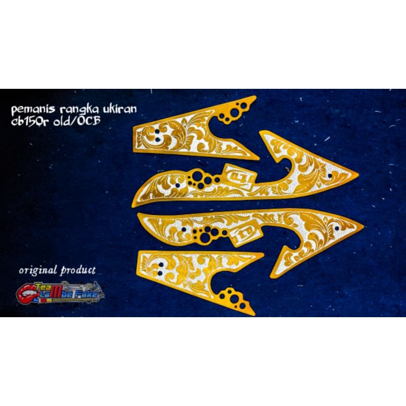 pemanis rangka cb150r old/ OCB versi ukiran New model/BAYAR DITEMPAT