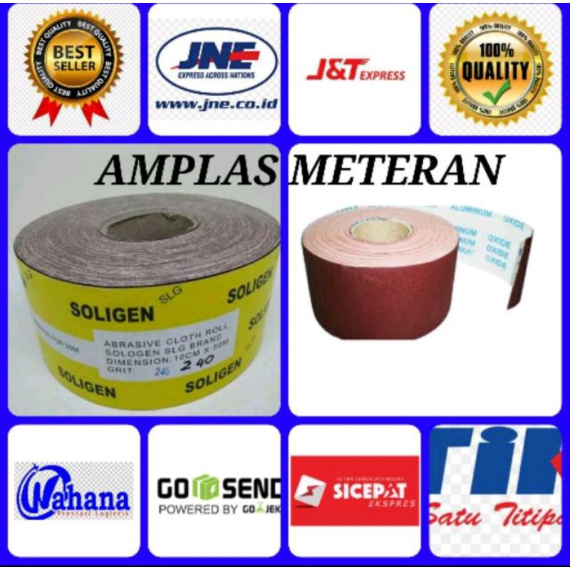 AMPLAS METERAN SOLIGEN  HARGA 1 METER - AMPLAS DUCO - AMPLAS ROLL BAGUS MURAH