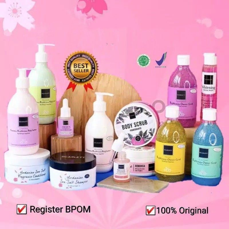 [COD] SCARLETT PAKET HEMAT 5 ITEM