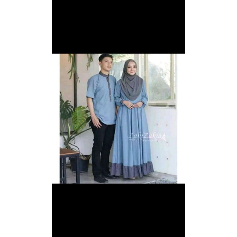(COD) ZAKIA GAMIS COUPLE JUMBO / GAMIS COUPLE TERLARIS GAMIS