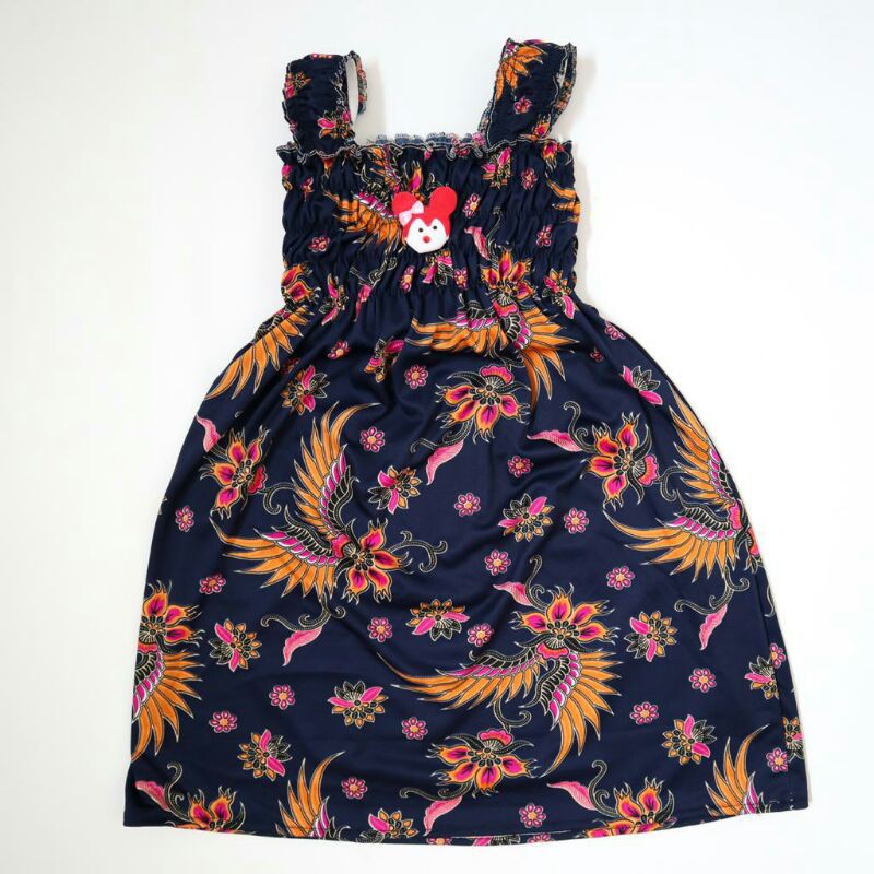 Dress anak mirabela batik/dress motif batik/daster anak/setelan anak/fashion anak perempuan